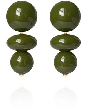 Saule Label Nola Earrings - Green