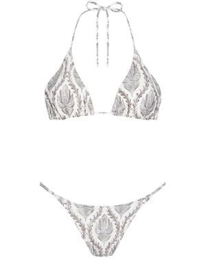 Aguaclara Sultana Triangle Top - Metallic
