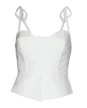 Ma Mulier Pia Corset Bustier - White