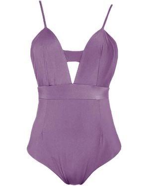 Rêve De Rive Micaela Dark One Piece - Purple