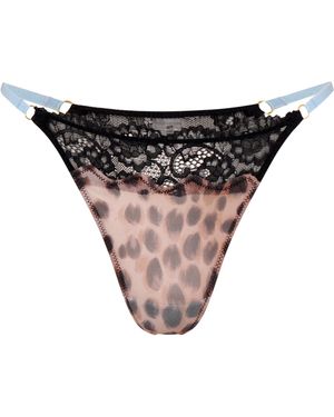 Wild Lovers Lyra Thong - Black