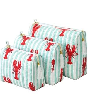 Conscious Yoga Collective The Striped Lobster Travel Set - Red