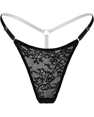 MONIQUE MORIN LINGERIE Amphitrite Adjustable Micro G - Black