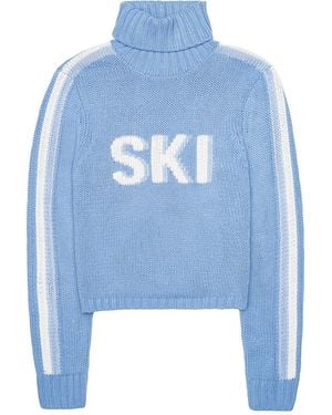 Ellsworth & Ivey Jade Turtleneck Jumper - Blue