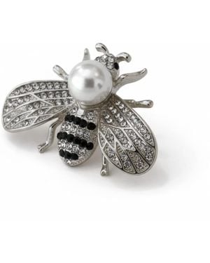LÁTELITA London Bumble Bee Brooch - Metallic