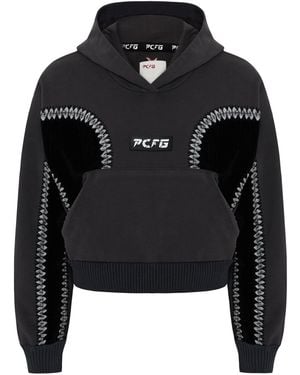 Pcfg Paneled Hoodie - Black