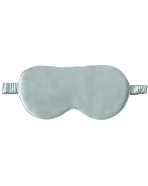 Soft Strokes Silk Pure Mulberry Aviator Style Silk Eye Mask Set Of Two - Green