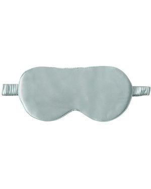 Soft Strokes Silk Pure Mulberry Aviator Style Silk Eye Mask Set Of Two - Green