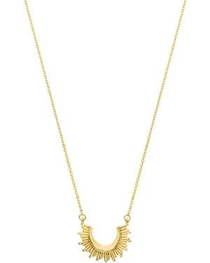 Sophie Simone Designs Necklace Rising Moon Small - Metallic