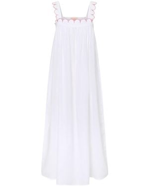 Love Letters X Babydoll Long Nightie - White