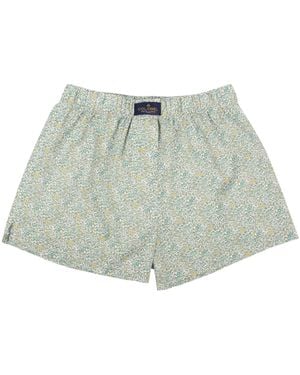 LE COLONEL Lime Liberty Katie & Millie Boxer Shorts - Blue