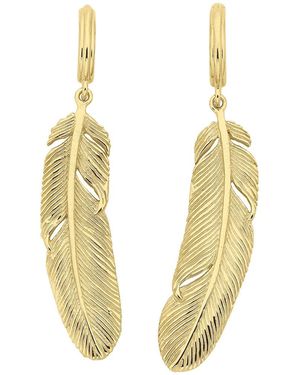 Zoe & Morgan Eagle Earrings - Metallic