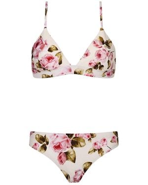Aguaclara Fixed Triangule Top & Classic Bottom La Rose - Pink