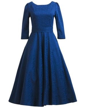 MATSOUR'I Jacquard Dress Alyzee - Blue