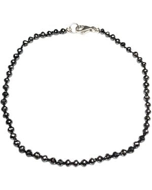 Rahul's Jewels 7.5 Genuine Diamond Strand Bracelet - Black