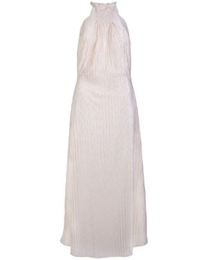 NUMBAT Neutrals Fiona Pleated Dress - White