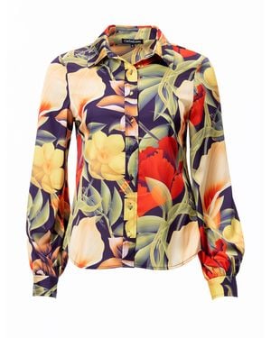 Carloslines Button Down Long Sleeve Shirt - Red