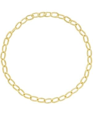Lucy Quartermaine Linked Hula Necklace - Metallic