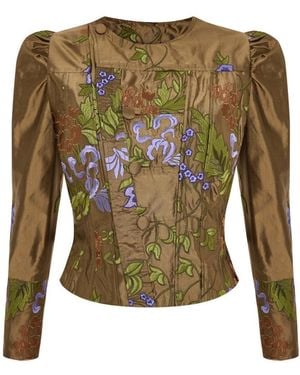 Maison sél Edwardian Jacket - Green