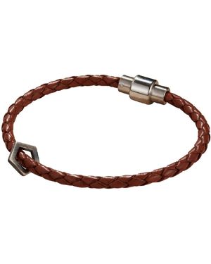 Posh Totty Designs Fine Leather Geometric Bracelet - Brown