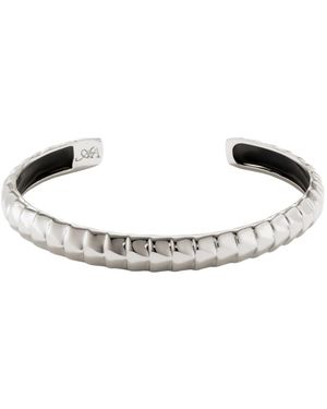Armine + Ambrose The A Embossed Cuff - Metallic