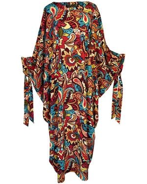 Jennafer Grace Capri Caftan - Red