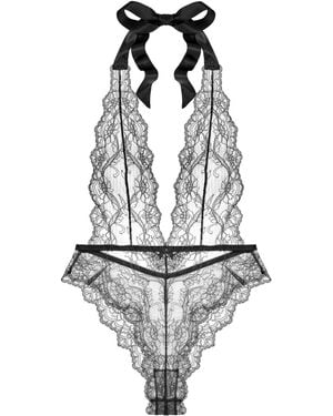 Journelle Anais Bodysuit Noir - Grey