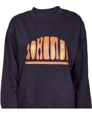 SOHUMAN Kennedy Organic Cotton Sweatshirt - Blue