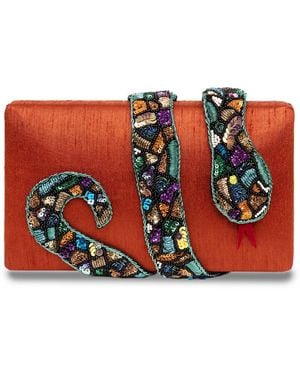 Simitri Spice Kaa Clutch - Red