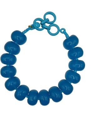 Michael Nash Jewelry Vivienne Cerulean Resin Necklace - Blue