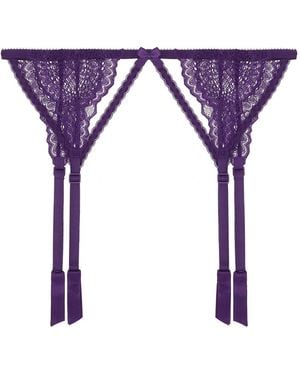 Journelle Natalia Suspender Belt Violette - Purple