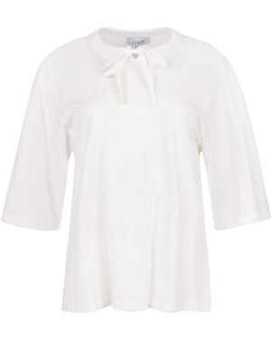 Lou&Up (Formerly Loup Clothing) Tie Tee - White