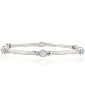 Charlotte's Web Jewellery Holi Jewel Bangle - White