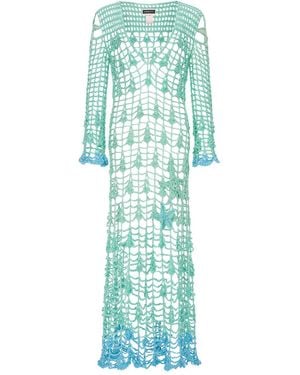 Andreeva Aqua Marine Handmade Maxi Cover-Up & Dress - Green