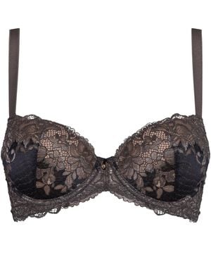 BonBon Lingerie Mia Donna Push-Up Bra - Brown