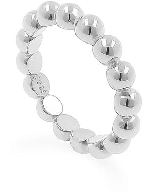 Cote Cache Bubble Ball Ring - Metallic