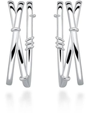 Stefan Tiron Nyxara Silva Earing - White