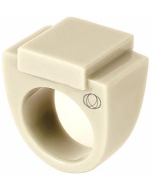 THE ROSE Neutrals Greige Bague Urbone – Sculptural Ring - Metallic
