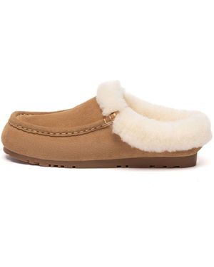 EverAu Australia Creago Moccasins Slippers - Natural