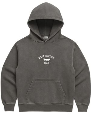 Dont Eat the Homies Wear Your Own Skin Hoodie - Grey