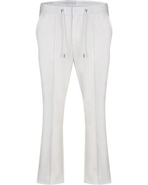 DAVID WEJ Ashford Relaxed Loose Fit Drawstring Trouser - White