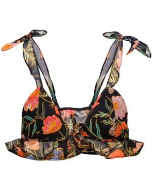 Introvertie VIENNA Charmed Silk Bralette - Brown