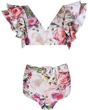Nur Karaata Cosmos Bianca Bikini Set - Pink