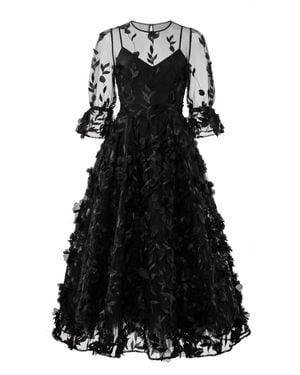 MATSOUR'I Cocktail Dress Franceska Midi - Black