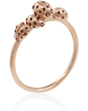 Lee Renee Loveliness Of Ladybirds Ring - Multicolour