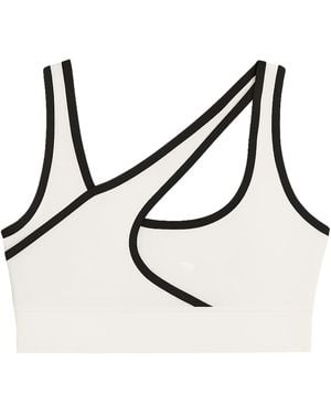 Hrmn8 Neutrals Ryfe Asymmetric Bra - White
