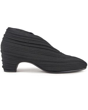 United Nude Woven Elastic Ankle Bootie With Angular Toe - Blue
