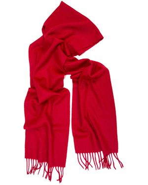 Kinalba Oban Old Cashmere Scarf - Red