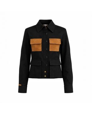 Luroq London Structured Utility Shirt - Black