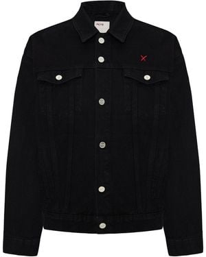 Pcfg Neutrals Logo Denim Jacket - Black
